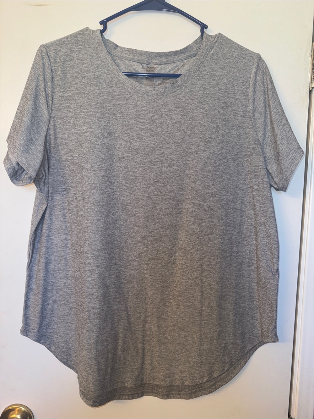Beyond Yoga Heather Gray Short Sleeve Tee